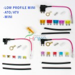 Complete Add-a-Circuit Blades Fuse KIT. Piggy Back Fuse Tap Holder 12/24V ( ATO/ATV, Mini, Micro )